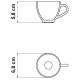 Xicara Para Café 100ml Maria Augusta Porcelana Tramontina
